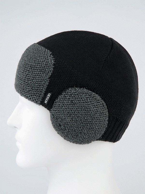 Шапка Oxygon Helm черно-серый1